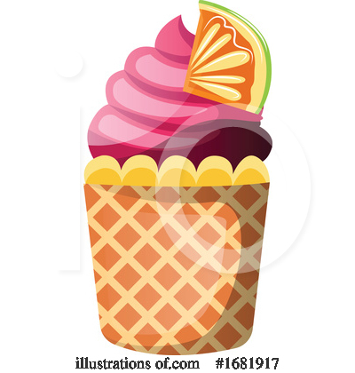 Royalty-Free (RF) Cupcake Clipart Illustration by Morphart Creations - Stock Sample #1681917