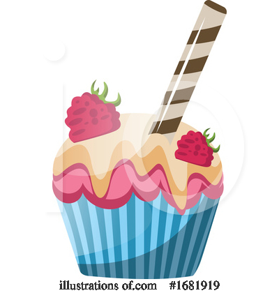 Royalty-Free (RF) Cupcake Clipart Illustration by Morphart Creations - Stock Sample #1681919