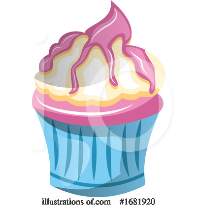Royalty-Free (RF) Cupcake Clipart Illustration by Morphart Creations - Stock Sample #1681920