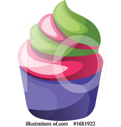 Royalty-Free (RF) Cupcake Clipart Illustration by Morphart Creations - Stock Sample #1681922
