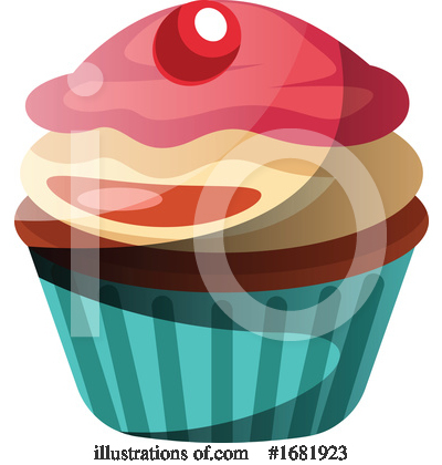 Royalty-Free (RF) Cupcake Clipart Illustration by Morphart Creations - Stock Sample #1681923