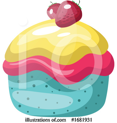 Royalty-Free (RF) Cupcake Clipart Illustration by Morphart Creations - Stock Sample #1681931