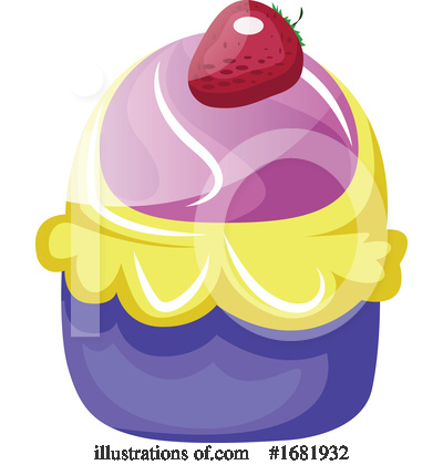 Royalty-Free (RF) Cupcake Clipart Illustration by Morphart Creations - Stock Sample #1681932