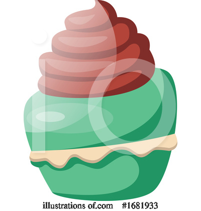 Royalty-Free (RF) Cupcake Clipart Illustration by Morphart Creations - Stock Sample #1681933