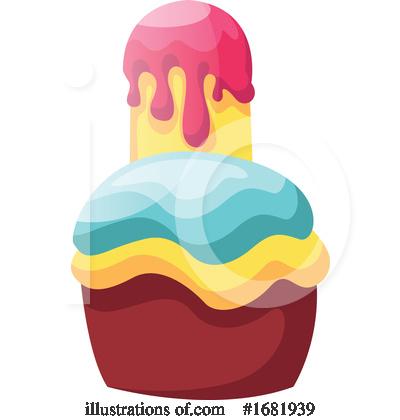Royalty-Free (RF) Cupcake Clipart Illustration by Morphart Creations - Stock Sample #1681939