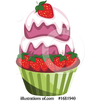 Royalty-Free (RF) Cupcake Clipart Illustration by Morphart Creations - Stock Sample #1681940