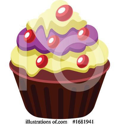 Royalty-Free (RF) Cupcake Clipart Illustration by Morphart Creations - Stock Sample #1681941