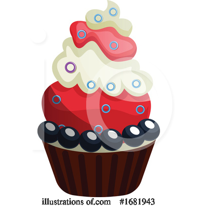 Royalty-Free (RF) Cupcake Clipart Illustration by Morphart Creations - Stock Sample #1681943
