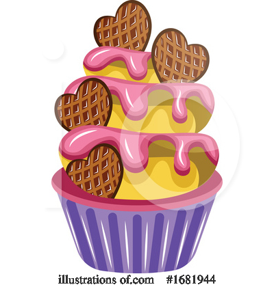 Royalty-Free (RF) Cupcake Clipart Illustration by Morphart Creations - Stock Sample #1681944