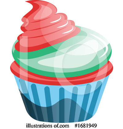 Royalty-Free (RF) Cupcake Clipart Illustration by Morphart Creations - Stock Sample #1681949
