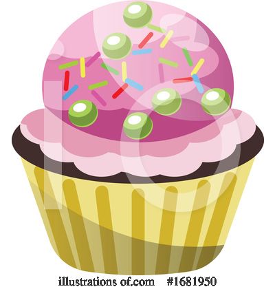 Royalty-Free (RF) Cupcake Clipart Illustration by Morphart Creations - Stock Sample #1681950