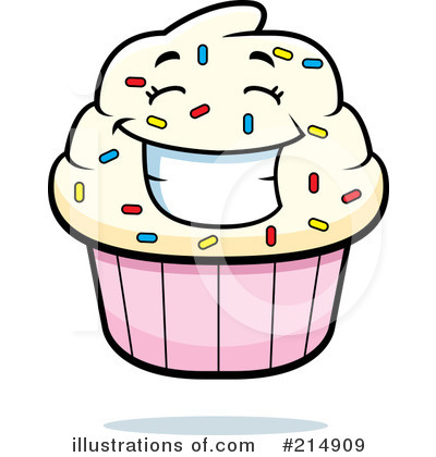 Royalty-Free (RF) Cupcake Clipart Illustration by Cory Thoman - Stock Sample #214909