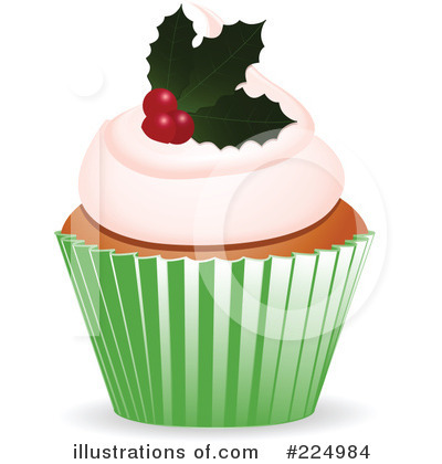 Royalty-Free (RF) Cupcake Clipart Illustration by elaineitalia - Stock Sample #224984