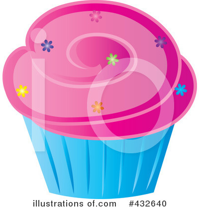 Cupcakes Clipart #432640 by Pams Clipart