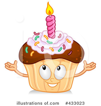 Royalty-Free (RF) Cupcake Clipart Illustration by BNP Design Studio - Stock Sample #433023