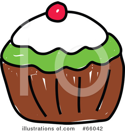Royalty-Free (RF) Cupcake Clipart Illustration by Prawny - Stock Sample #66042