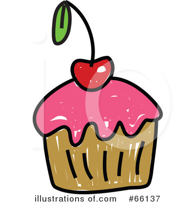 Royalty-Free (RF) Cupcake Clipart Illustration by Prawny - Stock Sample #66137
