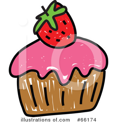 Royalty-Free (RF) Cupcake Clipart Illustration by Prawny - Stock Sample #66174
