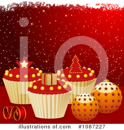 Royalty-Free (RF) Cupcakes Clipart Illustration by elaineitalia - Stock Sample #1087227