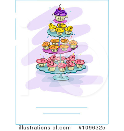 Royalty-Free (RF) Cupcakes Clipart Illustration by BNP Design Studio - Stock Sample #1096325