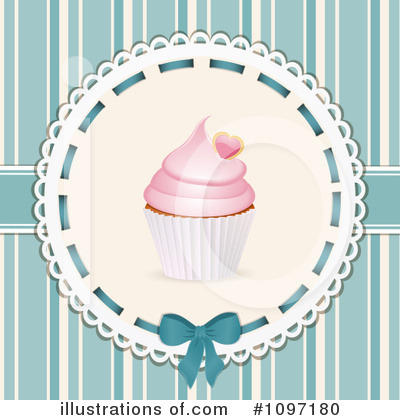 Royalty-Free (RF) Cupcakes Clipart Illustration by elaineitalia - Stock Sample #1097180