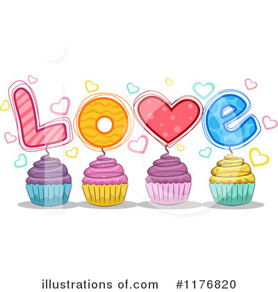 Royalty-Free (RF) Cupcakes Clipart Illustration by BNP Design Studio - Stock Sample #1176820
