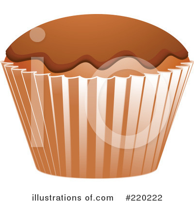 Royalty-Free (RF) Cupcakes Clipart Illustration by elaineitalia - Stock Sample #220222