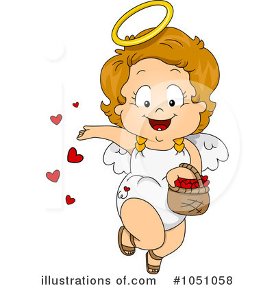 Royalty-Free (RF) Cupid Clipart Illustration by BNP Design Studio - Stock Sample #1051058