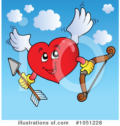Royalty-Free (RF) Cupid Clipart Illustration by visekart - Stock Sample #1051228