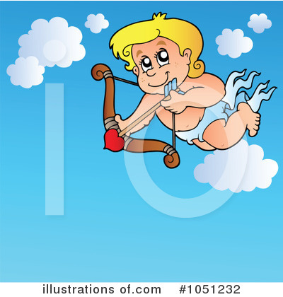 Royalty-Free (RF) Cupid Clipart Illustration by visekart - Stock Sample #1051232