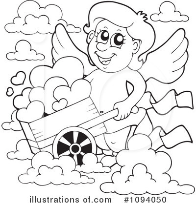Royalty-Free (RF) Cupid Clipart Illustration by visekart - Stock Sample #1094050