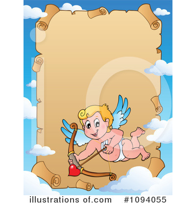 Royalty-Free (RF) Cupid Clipart Illustration by visekart - Stock Sample #1094055