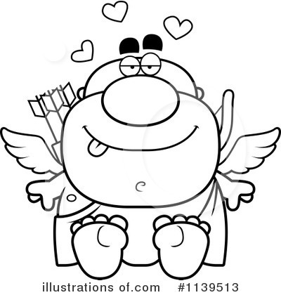 Royalty-Free (RF) Cupid Clipart Illustration by Cory Thoman - Stock Sample #1139513