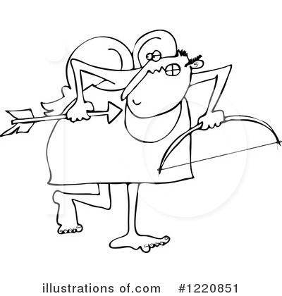 Royalty-Free (RF) Cupid Clipart Illustration by djart - Stock Sample #1220851
