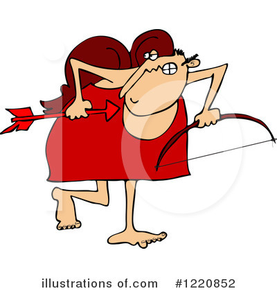 Royalty-Free (RF) Cupid Clipart Illustration by djart - Stock Sample #1220852