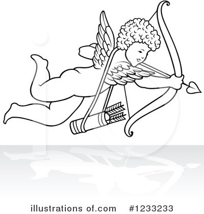Royalty-Free (RF) Cupid Clipart Illustration by dero - Stock Sample #1233233