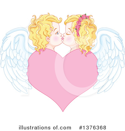 Royalty-Free (RF) Cupid Clipart Illustration by Pushkin - Stock Sample #1376368