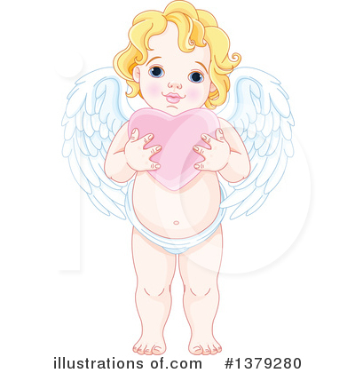 Royalty-Free (RF) Cupid Clipart Illustration by Pushkin - Stock Sample #1379280