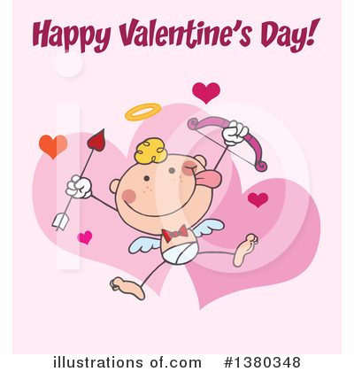 Royalty-Free (RF) Cupid Clipart Illustration by Hit Toon - Stock Sample #1380348