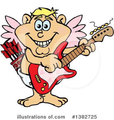 Royalty-Free (RF) Cupid Clipart Illustration by Dennis Holmes Designs - Stock Sample #1382725