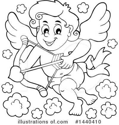 Royalty-Free (RF) Cupid Clipart Illustration by visekart - Stock Sample #1440410