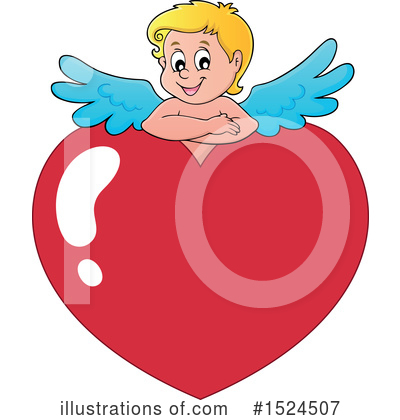 Royalty-Free (RF) Cupid Clipart Illustration by visekart - Stock Sample #1524507