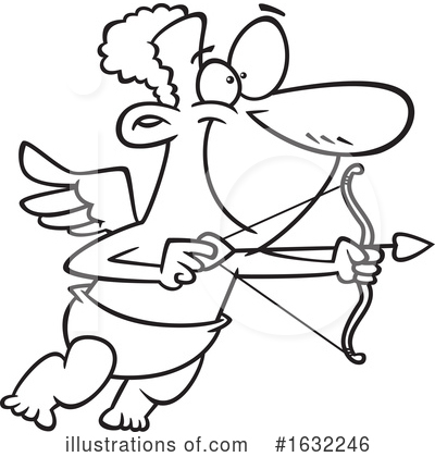 Royalty-Free (RF) Cupid Clipart Illustration by toonaday - Stock Sample #1632246
