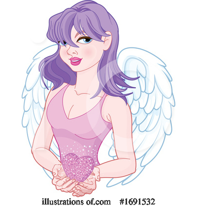 Angel Clipart #1691532 by Pushkin