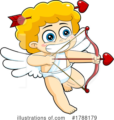 Royalty-Free (RF) Cupid Clipart Illustration by Hit Toon - Stock Sample #1788179