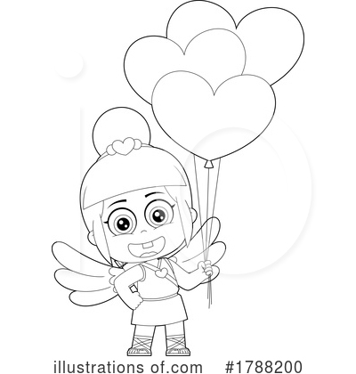 Royalty-Free (RF) Cupid Clipart Illustration by Hit Toon - Stock Sample #1788200