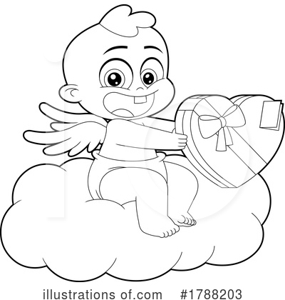 Royalty-Free (RF) Cupid Clipart Illustration by Hit Toon - Stock Sample #1788203