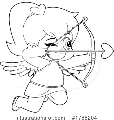 Royalty-Free (RF) Cupid Clipart Illustration by Hit Toon - Stock Sample #1788204