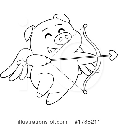 Royalty-Free (RF) Cupid Clipart Illustration by Hit Toon - Stock Sample #1788211