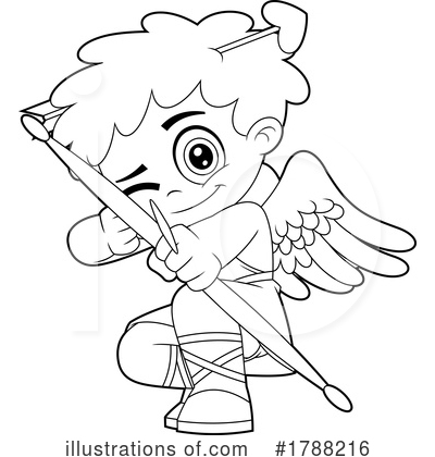 Royalty-Free (RF) Cupid Clipart Illustration by Hit Toon - Stock Sample #1788216